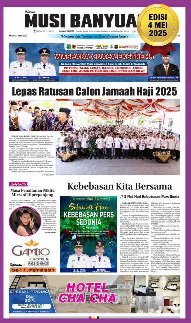 Koran Harian Musi Banyuasin 4 Mei 2025