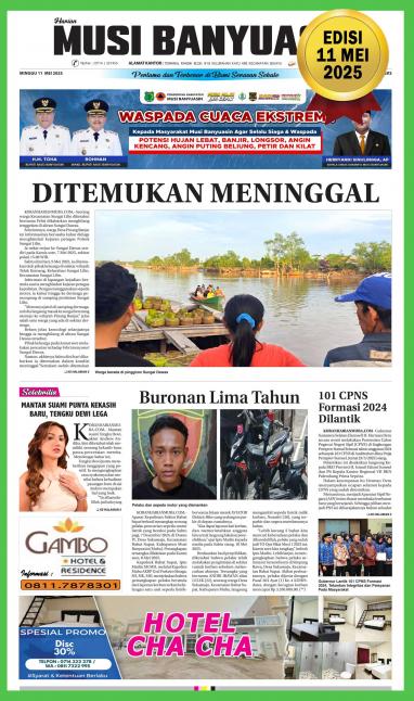 Koran Harian Musi Banyuasin 11 Mei 2025