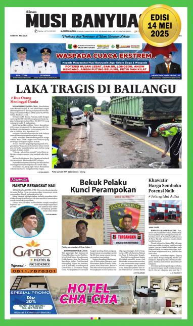 Koran Harian Musi Banyuasin 14 Mei 2025