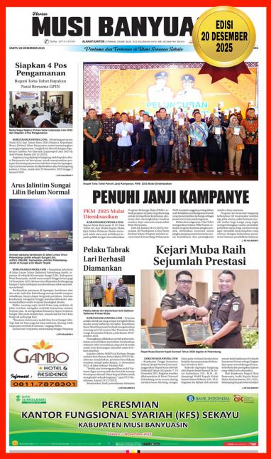 Koran Harian Musi Banyuasin 20 Desember 2025