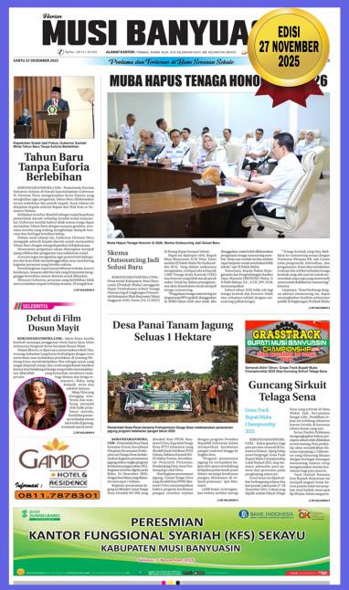 Koran Harian Musi Banyuasin 27 Desember 2025