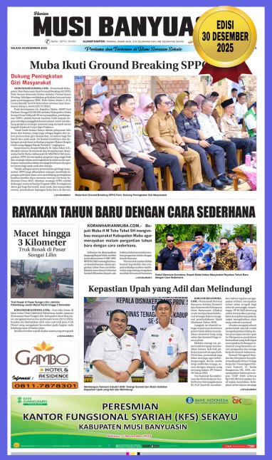 Koran Harian Musi Banyuasin 30 Desember 2025