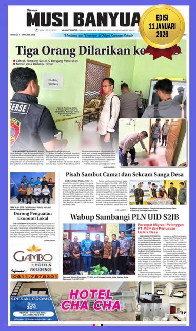 Koran Harian Musi Banyuasin 11 Januari 2026