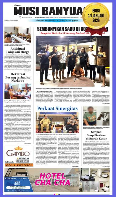 Koran Harian Musi Banyuasin 14 Januari 2026