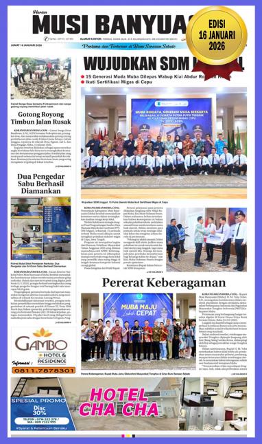 Koran Harian Musi Banyuasin 16 Januari 2026