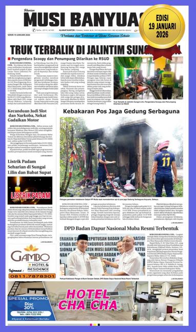 Koran Harian Musi Banyuasin 19 Januari 2026