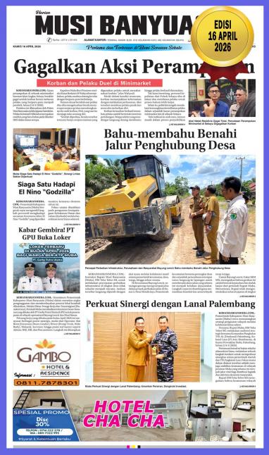Koran Harian Musi Banyuasin 16 April 2026