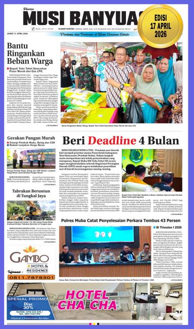 Koran Harian Musi Banyuasin 17 April 2026