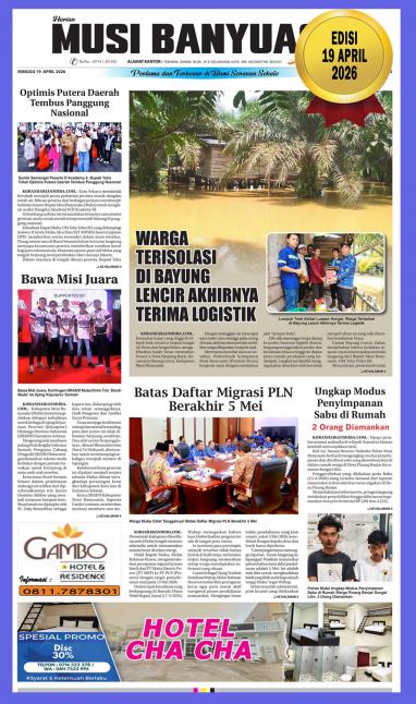 Koran Harian Musi Banyuasin 19 April 2026
