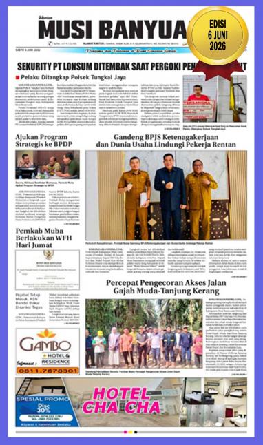 Koran Harian Musi Banyuasin 6 Juni 2026