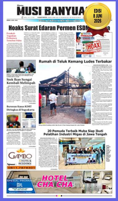 Koran Harian Musi Banyuasin 8 Juni 2026