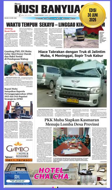 Koran Harian Musi Banyuasin 30 Juni 2026