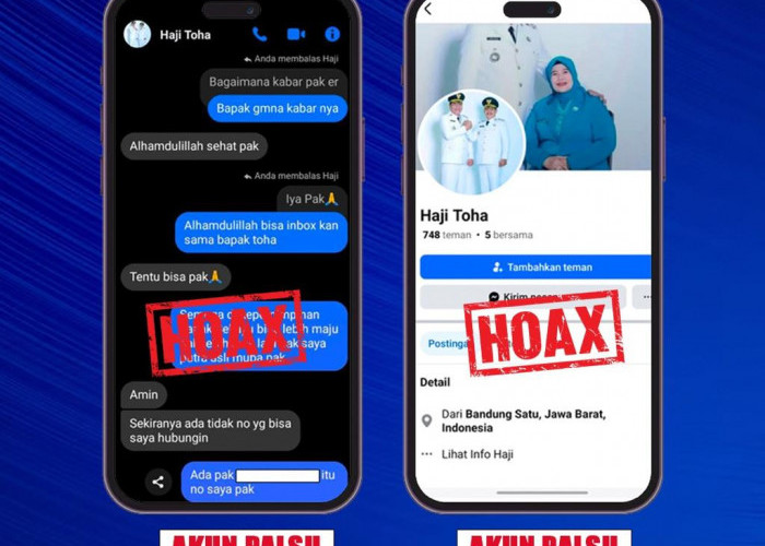 WASPADA PENIPUAN! Akun Facebook An  “Haji Toha” Gunakan Foto Bupati Muba, Dipastikan Palsu Alias Akun HOAX 
