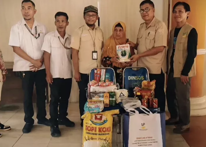 50 Lansia PPKS di Muba Terima Bantuan ATENSI dari Kemensos RI