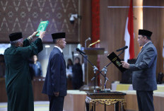 Wagub Sumsel Hadiri Pelantikan Ganjar Iman, Harapkan Sinergi untuk Masyarakat 