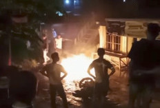  Motor Warga di Ogan Ilir Terbakar Tersambar Petasan Saat Malam Tahun Baru