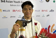  Lifter Muda Indonesia Muhammad Rijal Abdilah Raih Emas di Asian Youth Games 2025