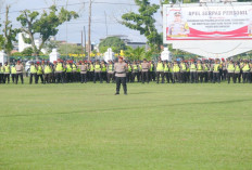 Jelang Pilkada, Polres Muba Gelar Apel Serpas 