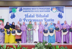 Pertemuan Rutin Bulanan, DWP Muba Gelar Halal Bihalal 