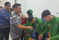 Gelombang Semangat Porprov XV Mulai Terasa: Sungai Lilin Sambut Hangat Kontingen Palembang