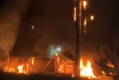 Warung Pecel Lele Ketua MUI Muratara Ludes Terbakar