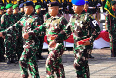 HUT TNI ke 80, Dansubdenpom Persiapan Sekayu Raih Satya Lencana Kesetiaan XXIV dari Presiden Prabowo