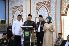 Gubernur Herman Deru Resmikan Masjid Jami Cahaya Ar-Rohman Lebak Budi Lahat