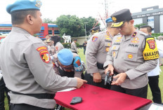 Wakapolda Sumsel Periksa Senjata Api Anggota untuk Cegah Penyalahgunaan  