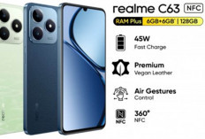 Realme C63: Tampil dengan Desain Modern dan Stylish yang Membuatnya Eye-Catching