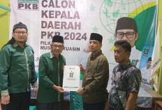 Ambil Formulir Pendaftaran Bakal Calon Bupati Muba, Junsak : Insyallah Niat Ikhlas Bangun Muba