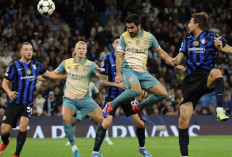 Erling Haaland Melempem, Manchester City Gagal Taklukkan Inter Milan di Liga Champions