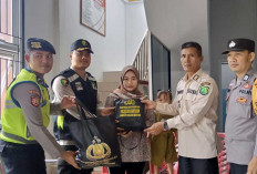 Personil Gabungan Polres Muba Berikan Bantuan, Peduli Penderita Stunting