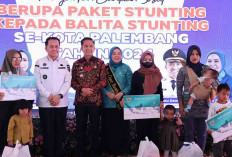 Balita Stunting Se-Palembang Dapat Bantuan Sembako dari PJ Wali Kota Palembang