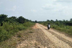 Kemarau, Akses Jalan Darat Menuju Desa Ulak Embacang Lancar, Tapi Sayang Harus 'Mandi Debu'