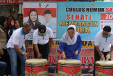 Paslon Luci-Syapar Datangi Posko SETUJA, Sekaligus Resmikan Posko Pememangan GEMPAR MUBA 