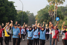 Kemenkumham Sumsel Gelar Jalan Santai di Jakabaring Sport City