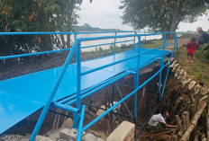 Sinergi Polri, Perusahaan dan Warga: Jembatan Baru Penghubung Dusun di Desa Tanjung Agung Barat Resmi Berdiri
