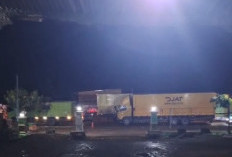 Kemacetan Jalintim Palembang–Jambi di Sungai Lilin Masih Terjadi