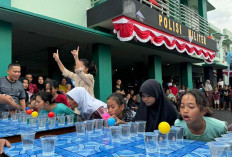 Berhadiah Sepeda, Antusias Anak-Anak Ikuti Lomba di Subdenpom Persiapan Sekayu