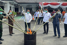 Kejaksaan Negeri OKI Musnahkan Barang Bukti Tindak Pidana, Termasuk Narkotika dan Senjata Api