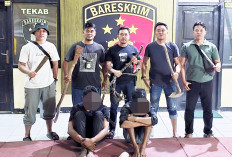 Tim Singo Layo Tangkap Dua Pencuri Kabel Lampu Jalan di Tanjung Senai