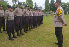 Kabag SDM Polres Ogan Ilir Berikan Pesan Motivasi Ke Siswa Latja SPN Betung