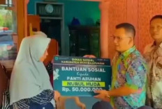 Kadinsos Muba Kunjungi Panti Asuhan Nurul Huda dan Hari Kurnia