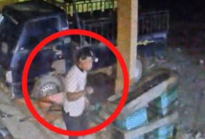 Maling Gondol Emas dan Uang Ratusan Juta di Banyuasin, Terekam CCTV