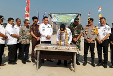 Pj Gubernur Sumsel Resmikan Jembatan Air Lematang di Ujan Mas Lama