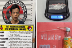 TO Satres Narkoba Asal Muratara Ditangkap di Lubuk Linggau, Polisi Amankan Sabu dan Alat Hisap