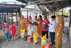 BAZNAS Muba Salurkan Bantuan untuk Korban Kebakaran di Soak Baru