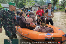 Banjir Meluas di OKI, Ratusan KK di Lempuing Dievakuasi