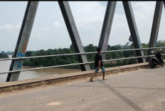 Jembatan Muara Rawas di Muba Kembali Jadi Aksi Vandalisme, Ini Bentuk Tulisannya 