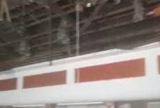 Plafon Gedung Patra Ogan Pertamina Ambruk! Beruntung Tak Ada Korban Jiwa